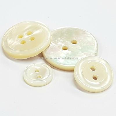 China Real Dry Cleaning Special Treatment Trochus Shell Shirt Craft Customized Button for sale