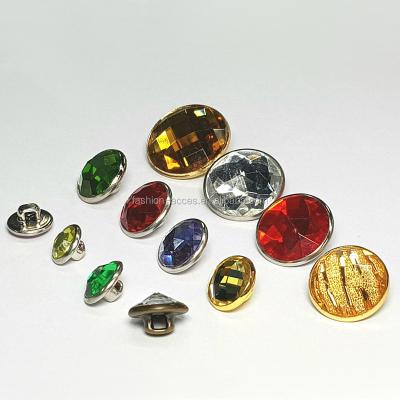 China Viable Acrylic Diamond Shank Button for sale