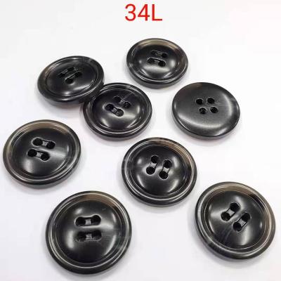 China Washable Round 4 Holes High Quality Plastic Resin Buttons For Clothes for sale