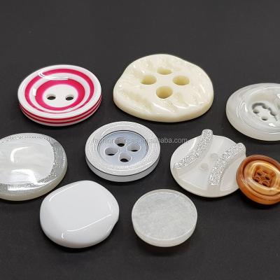 China Washable Decorative Custom Resin Flatback High End Button For Shirt for sale