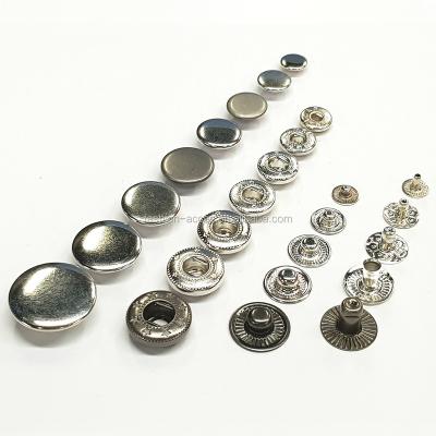 China Sustainable Wholesale Four Part Spring Metal Snap Button for sale