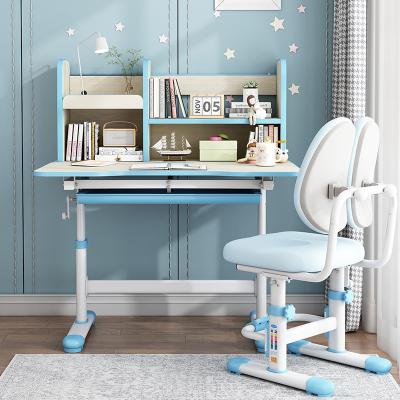 China Wholesale Ergonomic Comfort Desk Can Be Tilted When Drawing Board Height Adjustable Ergonomic Child Study Table And Chair for sale