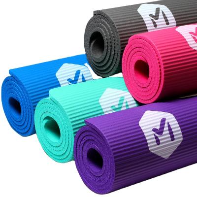 China NBR Folding Custom Printing 10mm NBR Yoga Mat Backing Eco Friendly Wall Mount Non-Slip Custom for sale