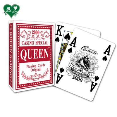 China Queen Casino Paper Playing Cards - Jumbo Index for sale