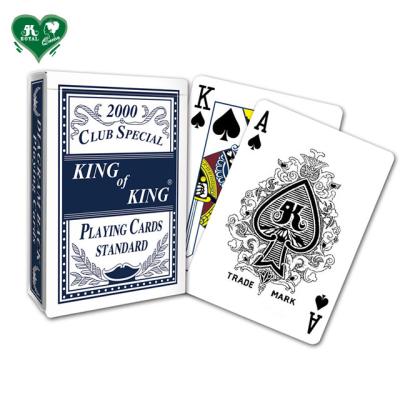 China Paper King of King Casino Paper Playing Cards - Standard Index for sale