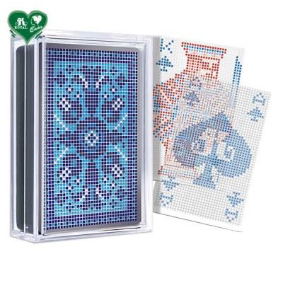 China Plastic Transparent Playing Cards - Mosaic Pixel Series for sale