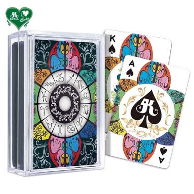 China Plastic Clear Playing Cards - Zodiac Series for sale