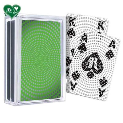 China Plastic Clear Playing Cards - Geometric Series (Polka Dots) for sale