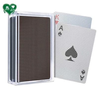 China Plastic Clear Playing Cards - Geometric Series (Polka Dots) for sale