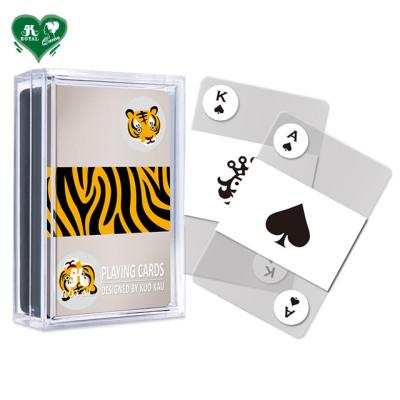 China Plastic Clear Playing Cards - Animal Series for sale