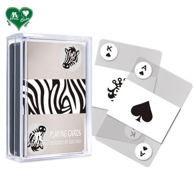 China Plastic Clear Playing Cards - Animal Series for sale