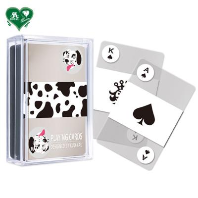 China Plastic Clear Playing Cards - Animal Series for sale