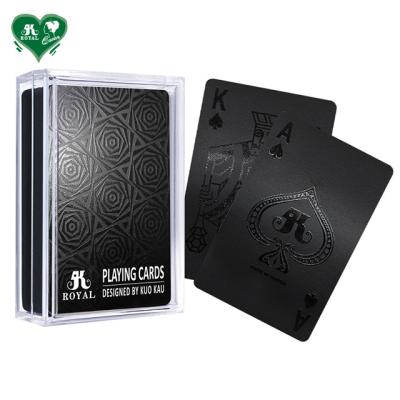 China Plastic Midnight Geometric Playing Cards for sale