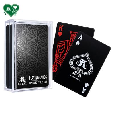 China Plastic Midnight Geometric Playing Cards - With Printed Suits for sale