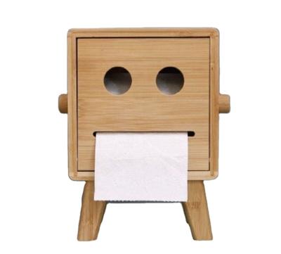 China Handmade cute A robot toilet paper holder, unique design tissue holder for living room, bathroom and dinner room for sale