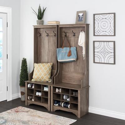 China (Height) Adjustable Hall Tree With Bench And Shoe Storage, Providing Plenty Of Space For All Your Entryway Belongings for sale