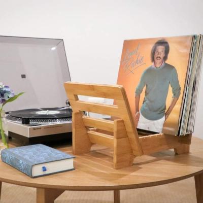 China 2021 foldable explosion desktop bamboo shelf can be used to decorate the room for sale