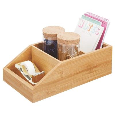 China Cosmetic or desktop viable bamboo storage box made in china with wholesale price for sale