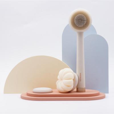 China Professional Cleaning+Scrub+Massaging Manufacturer Silicon Electric Full Body Massage Brush For Bath for sale