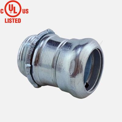 China Steel EMT Compression Connector Steel for sale