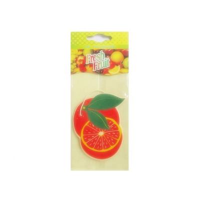 China Lasting Perfume Strawberry Cherry Lemon Shaped Fruits Scent Promotional Home Customized Logo Car Paper Air Freshener Cheap Car Hanging Custom for sale