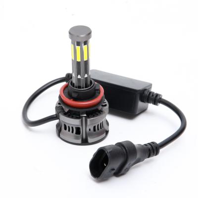 China 288w car accessory 12v h7 h11 h1 h3 h4 9005 h13 9004 9007 car 24v 9600lm 360 8 sides led headlight bulb universal for sale