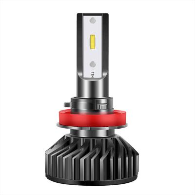 China High quality lamp CAR LED HEADLIGHT H4 H7 H1 H3 H11 9005 small size 9006 9012 led headlight bulbs with canbus universal for sale