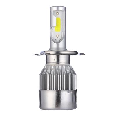 China NEW C6 880 9005 9006 white light h1 h3 h7 h11 36W/72W 3800lm car led headlight bulb for car light universal for sale