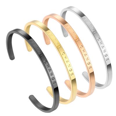 China TRENDY Fashion Jewelry Bangle High Quality Unisex 18k Gold Plated Bangle Mix Colors Carving Open Twist Bracelets Jewelry for sale