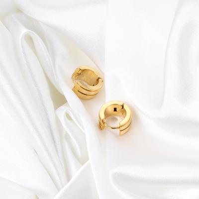 China FASHIONABLE China Manufacturer Unisex Wedding Dubai Gold Plated Jewelry Stud Earrings for sale