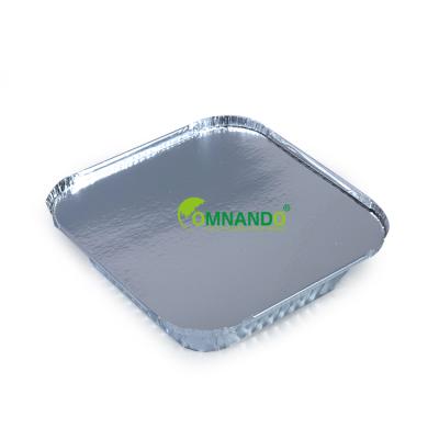 China Disposable Aluminum Foil Box Aluminum Foil Containers Aluminum Foil Square Lunch Box for sale