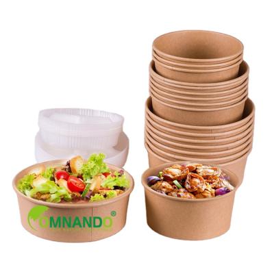 China Disposable Paper Box Biodegradable Packaging Box Take Away Kraft Paper Food Container Paper Box for sale