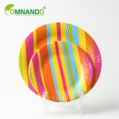 China 2022 New Oil Disposable Paper Plate Party Disposable Paper Plate Bulk Absorbing Cheap Paper Plates for sale