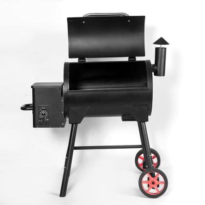 China Easily Assembled Made In China Wood Pellet BBQ Grill Outdoor Garden Cart BBQ Grill Electric Grill Brand New With High Quality for sale