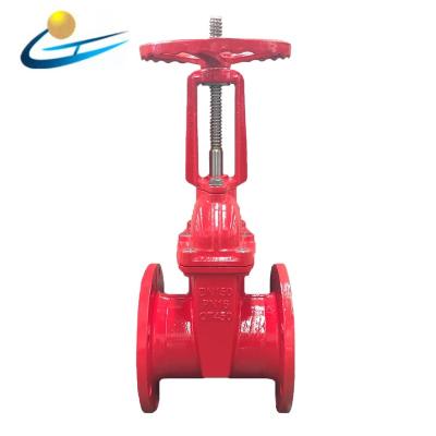 China DN150 general rising stem fire resilient seated flanged gate valve 6 inch os&y gate valve for sale