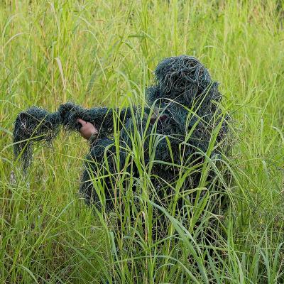 China Outdoor Hiking Camping Trekking Hunting Multicolor Outdoor Hunting Jungle Ghillie Suit 3D Camouflage Clothing OTD-A-002 100%Polyester for sale