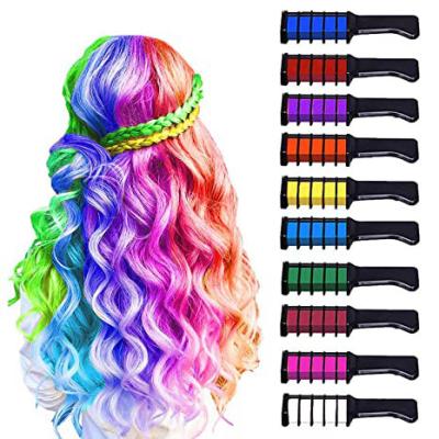 China Hair Chalk For Girls And Boys 12 Colors With Black And Brown Washable Temporary Hair Color For Kids, Great Birthday Gift For Girl Y1 for sale