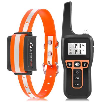 China Dropshipping Dogs Good Quality 3000 Feet Dogs Waterproof E-Collar Electric Control Dog Training Remote Shock Collar for sale