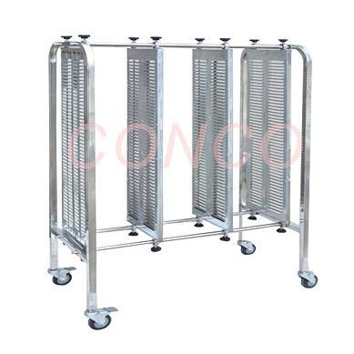 China Storage ESD Circulation Trolley With Four Wheel Flat Cart for sale