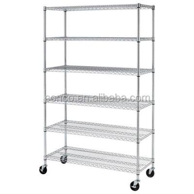 China Storage esd metal wire shelf rack cart smt reel storage esd shelf cart for sale