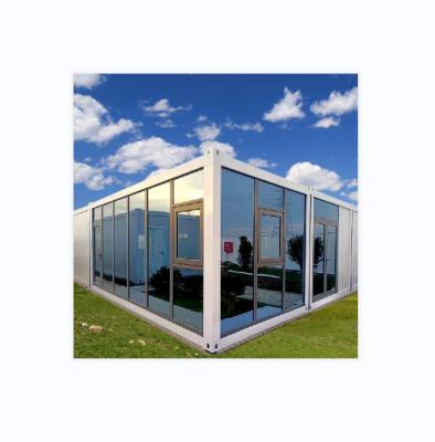 China Modern Fully Stocked Mobile Storage Shed Prefab Villa Sandwich Garage Container HouseTwo Story Container House for sale