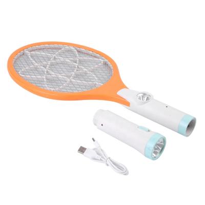 China Viable Rechargeable LED Mosquito Bat Swatter Electric Mosquito Killer Racket for sale