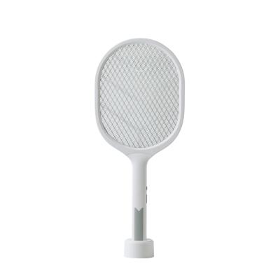 China Durable Outdoor Indoor Led Rechargeable Electric Fly Swatter Mosquito Swatter for sale