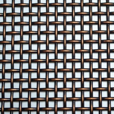 China Outdoor Decorative Woven Metal Mesh PVD Coated For Architecture for sale