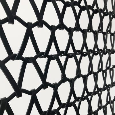 China Corrosion Resistant Spiral Wire Mesh Square Opening For Heavy Duty Screening for sale