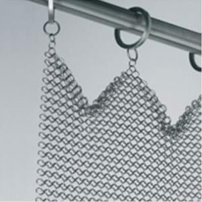 China Stainless Steel Chainmail Ring Curtains 1-3mm Wire Diametar Customizable for sale