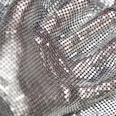 China 0.5mm Metal Woven Fabric Customized Lightweight For Decoration for sale