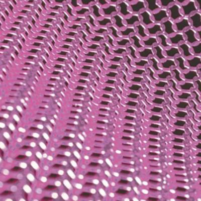 China Versatile Metal Ring Mesh Electroplated Surface Easy Install for sale