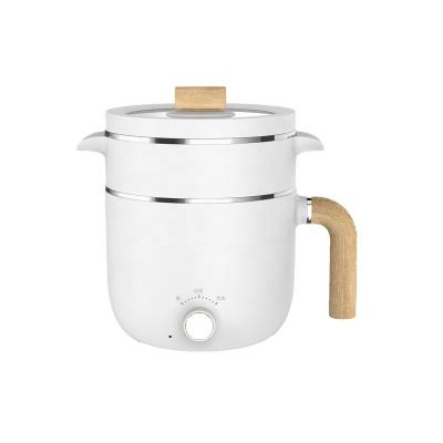 China Outdoor Electric Cooking Pot Mini Electric Cooking Pot Electric Mini Hot Pot With Steamer for sale