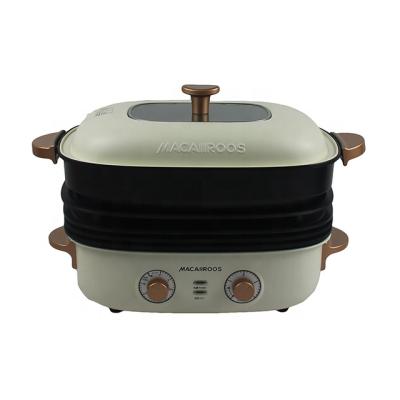 China Outdoor Hot Sale Cookware Sets Electric Grill Multi Hot Pot Cooker for sale